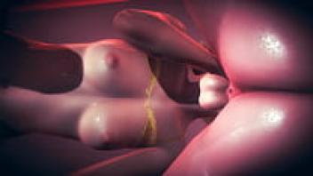 Ariel x Belle × Beauty and the Beast x Little Mermaid x Futa - 3D porn