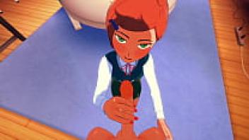 Japanese Asian manga anime game porn, Ben Teen Hentai, Ben x Gween Part 3 (uncensored)