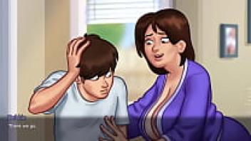 Stepmother Loves to Show Off Her Huge Breasts The New Version of Summertime Saga Long Replay 3D Porn Games