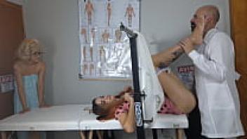 For the first time, the stepmother takes her stepdaughter to the rogue gynaecologist!