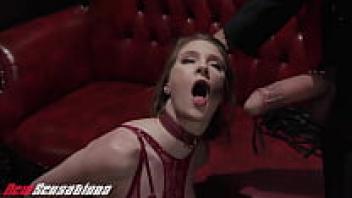 Big Cock BDSM Dominant Pounds: New Sensations Ashley Lane Gagging Deeply