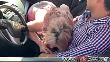 Gia Itzel is a Mexican Uber driver who adores her large tits.