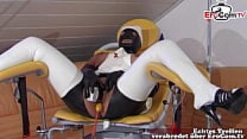 At a fetish gathering with users, German BDSM Domina