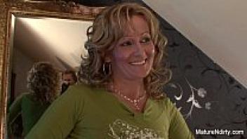 Anal intercourse with a blonde grandmother