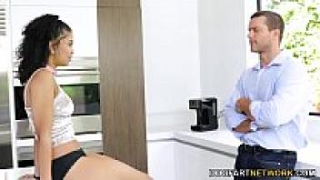 Ebony Jeni Angel Desires the Cock of Her Friend's Father