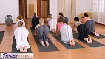 Gym Fitness Rooms A couple can't resist having sex at the gym