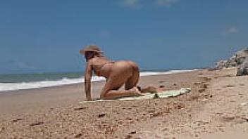 How he captured an Alpha male cuddling and cuddling on the shore