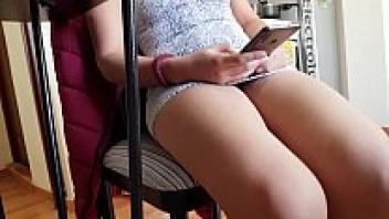 Upskirt the Colombian wife of my stepbrother