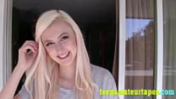 In a Hot Teen Sex Video, an amateur girlfriend