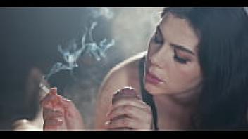 Natural Big Ass Girl with Hairy Pussy: Italian Beauty Vale Nappi Smoking Porn Receiving affection while smoking a cigarette