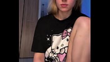 Perfect pink pussy with a large dildo