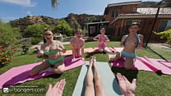 VR Bangers: Super Hot Sex with Four Sexy Collegegirls (PT3) HD Porn